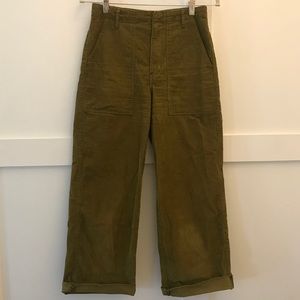 BDG olive green corduroy Urban Outfitters pants